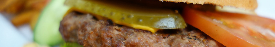 Eating American (Traditional) Burger at Wayback Burgers restaurant in Chalfont, PA.
